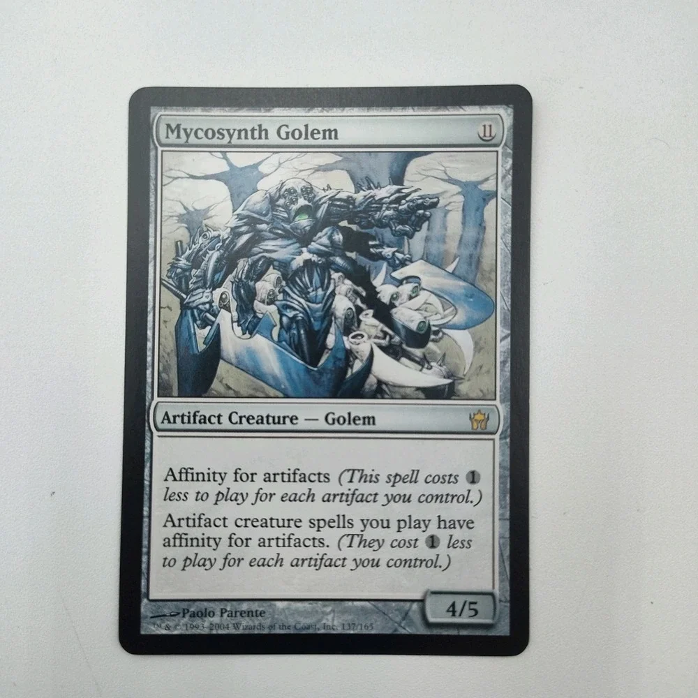 MTG Mycosynth Golem #137‎ Fifth Dawn 2004 MAGIC THE GATHERING📸SEE📸
